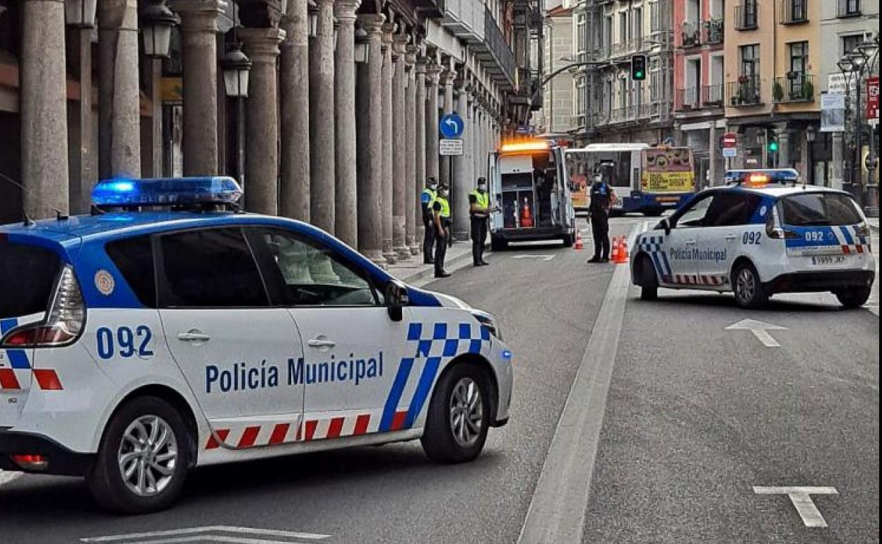 Imagen de archivo de un control de alcoholemia en Fuente Dorada. 