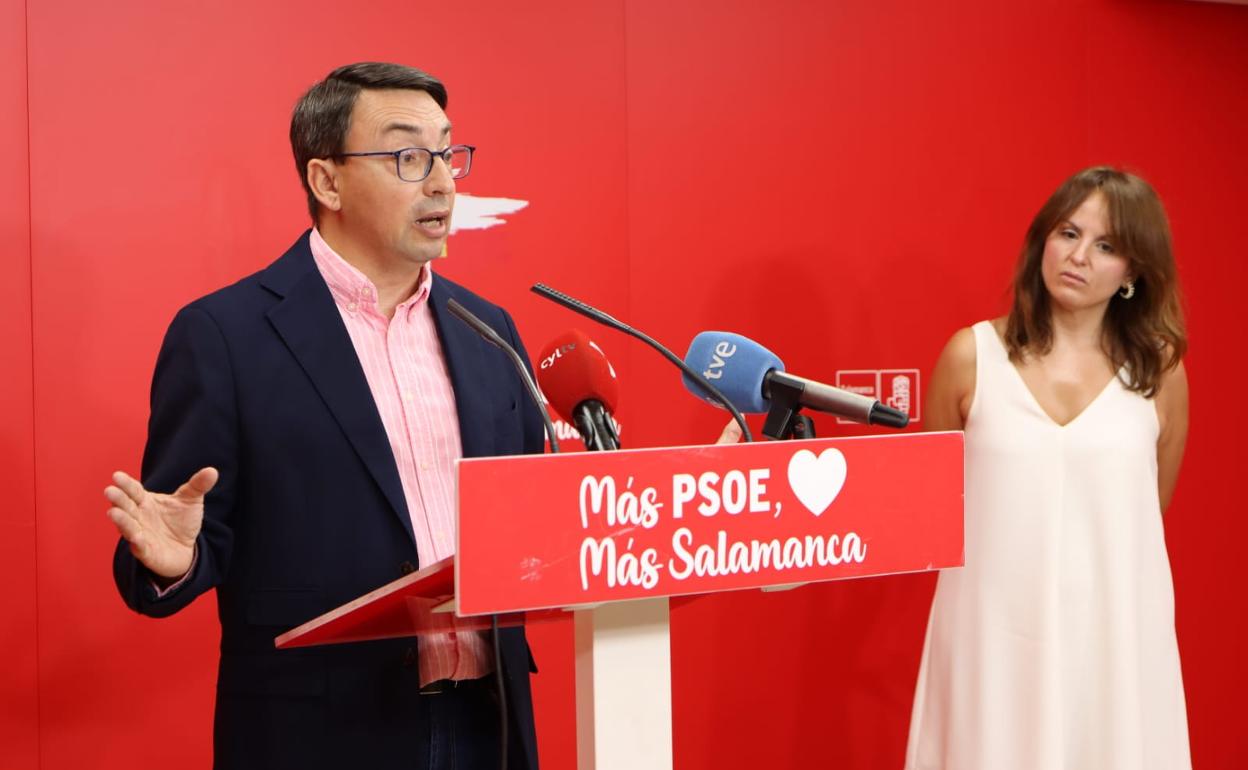 Fernando Pablos y Patricia Gómez