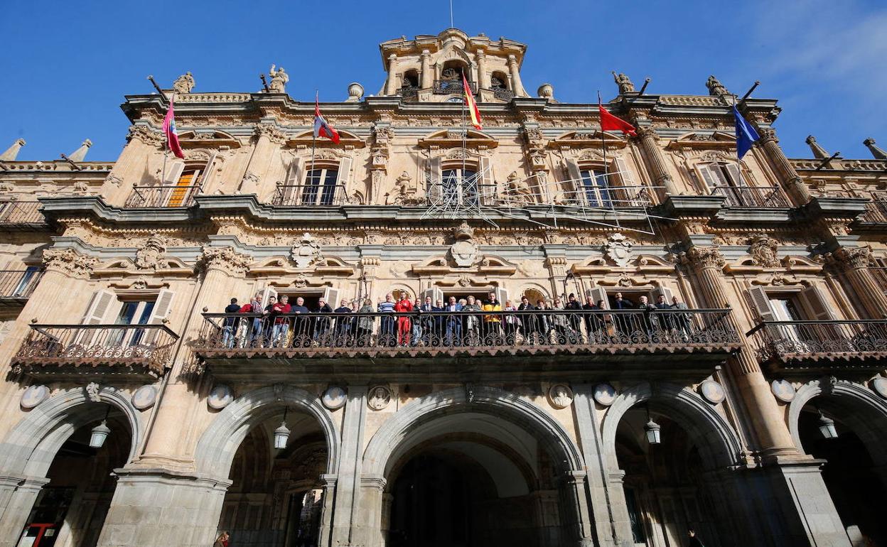 Fachada del Ayuntamiento de Salamanca.