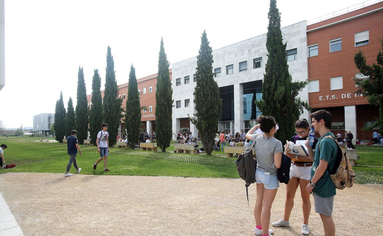 Estudiantes de la Universidad de Valladolid. 