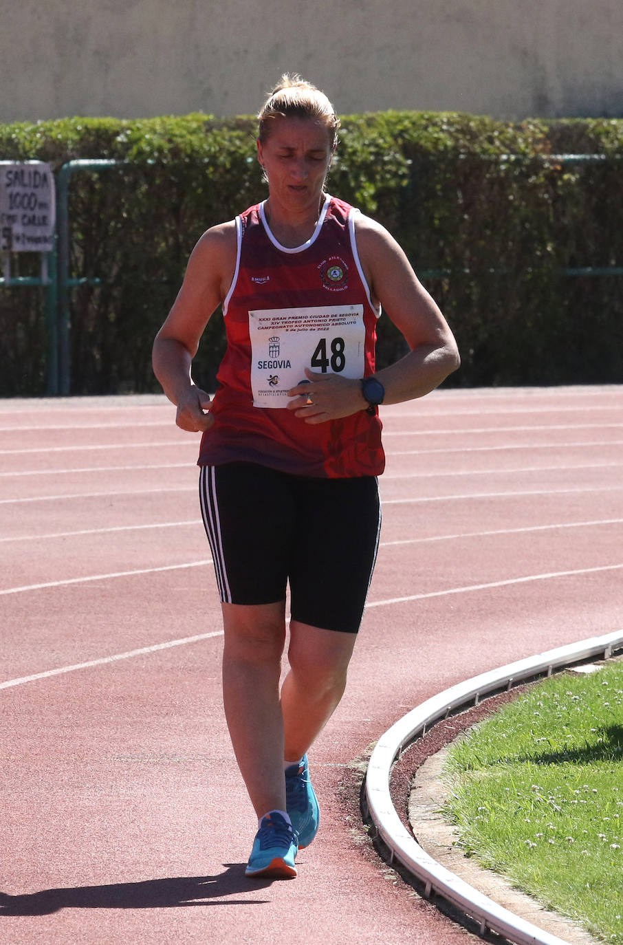 Jornada de atletismo en Segovia.