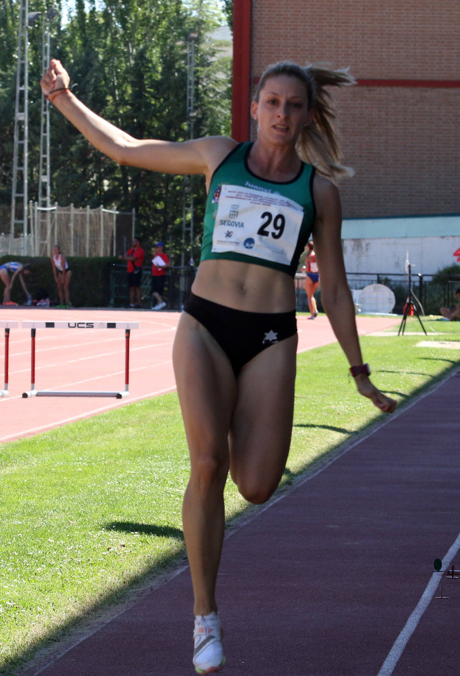 Jornada de atletismo en Segovia.