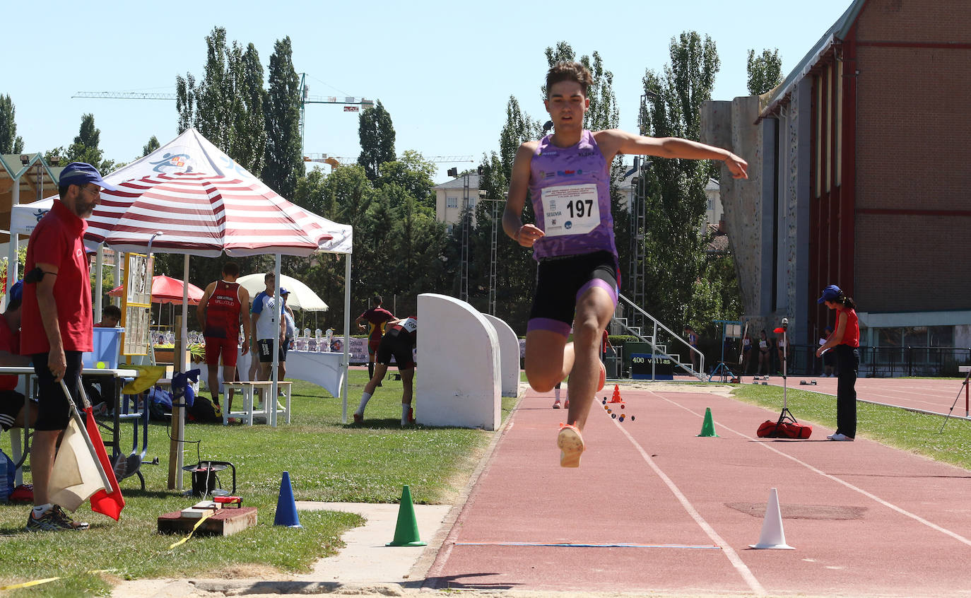 Jornada de atletismo en Segovia.