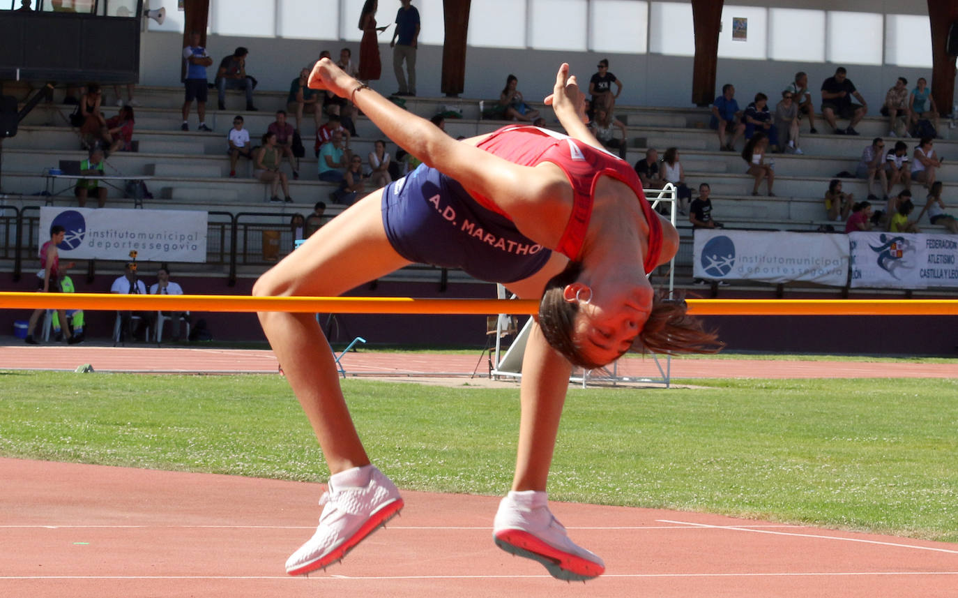 Jornada de atletismo en Segovia.