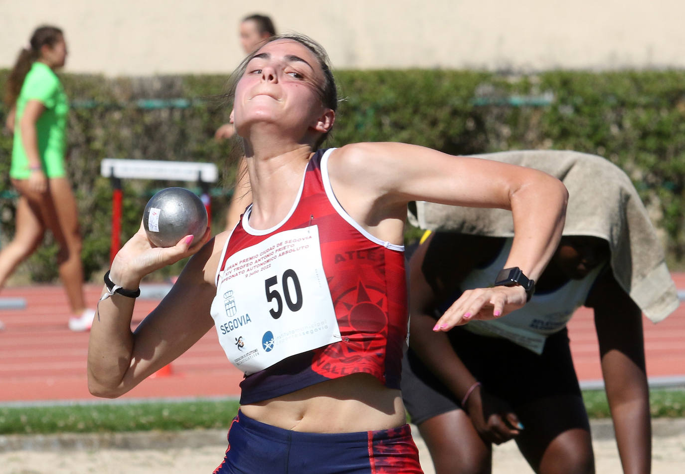 Jornada de atletismo en Segovia.