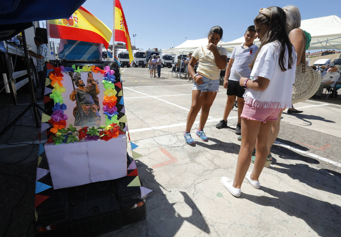 Fotos: Los transportistas de Palencia, en su fiesta