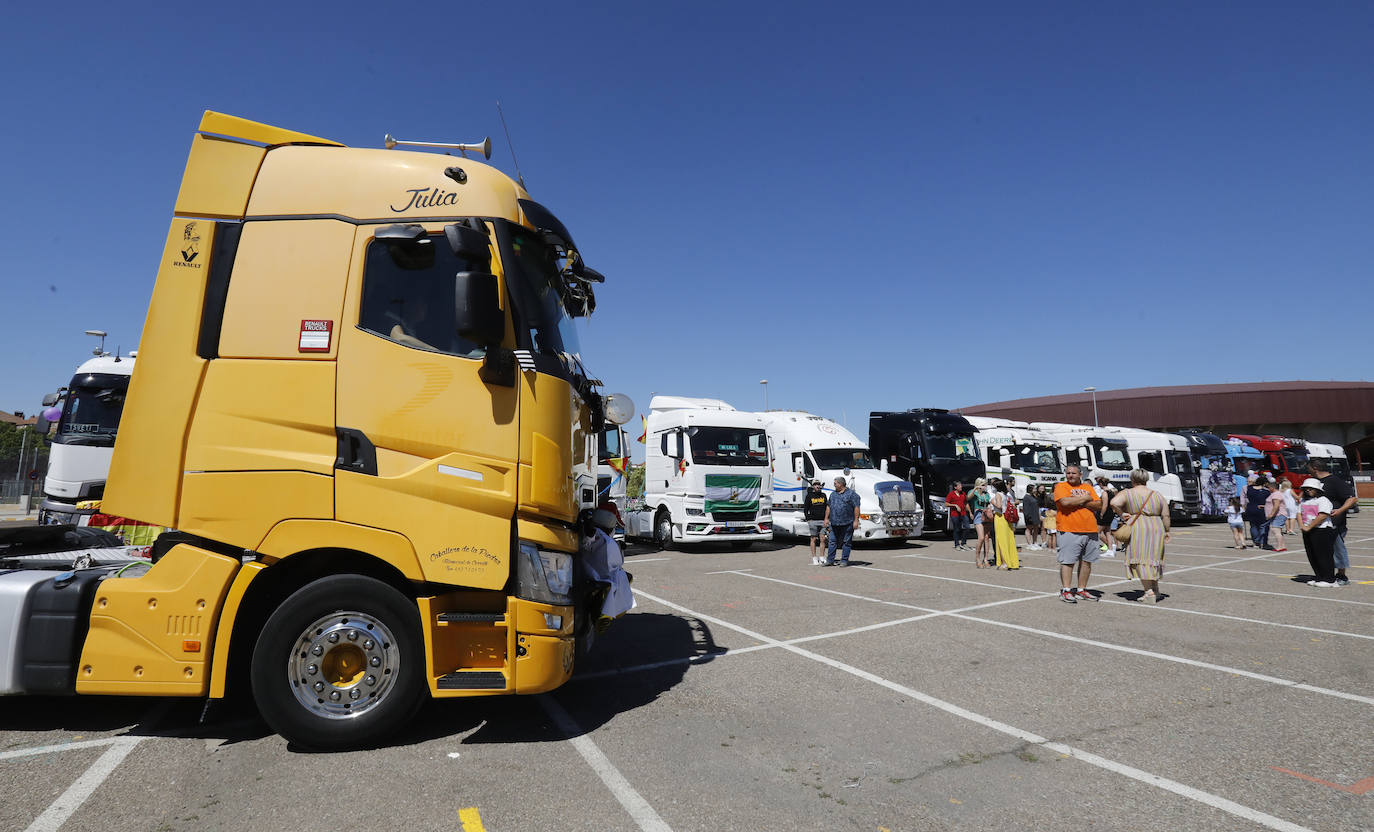 Fotos: Los transportistas de Palencia, en su fiesta