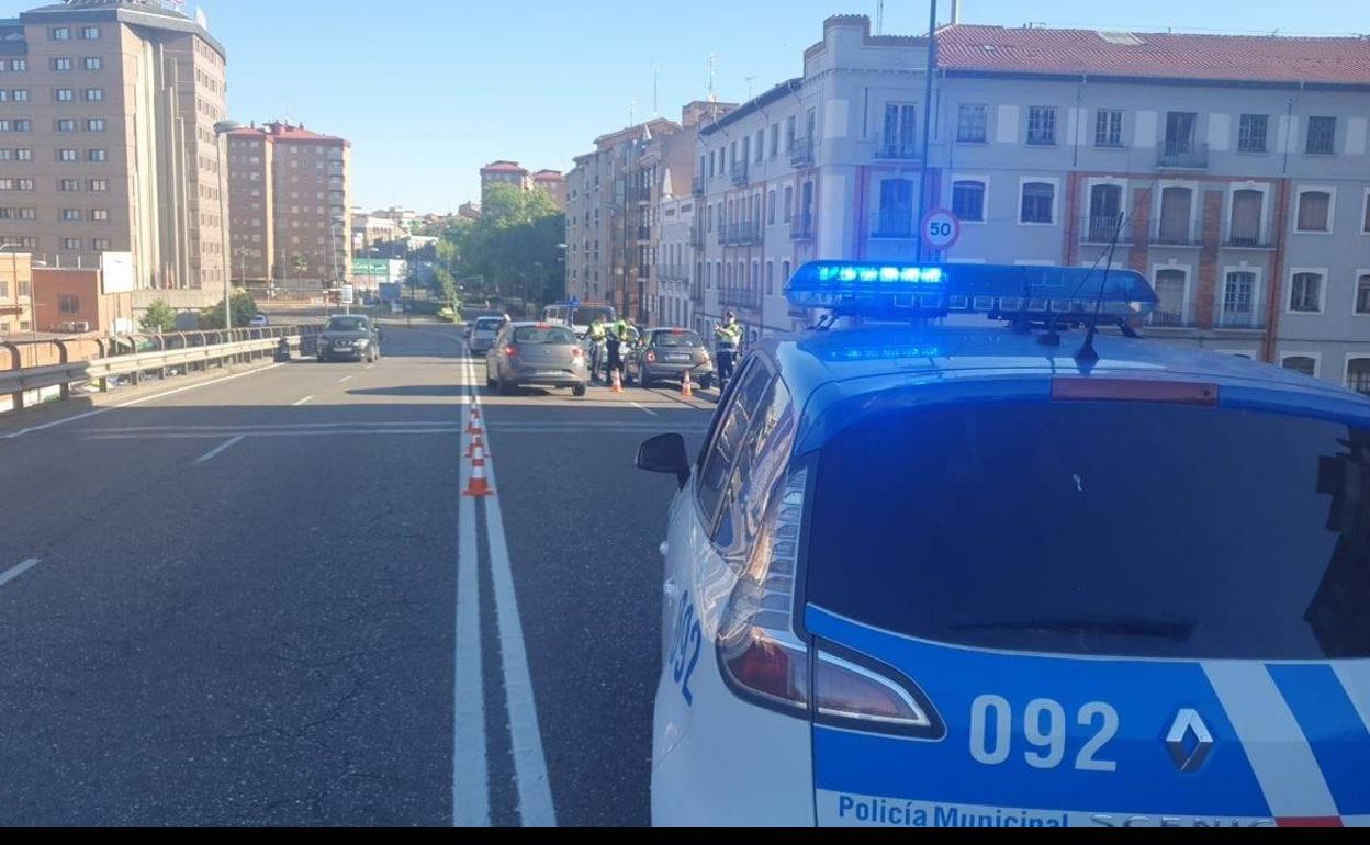 Control de alcoholemia de este fin de semana en Arco de Ladrillo. 