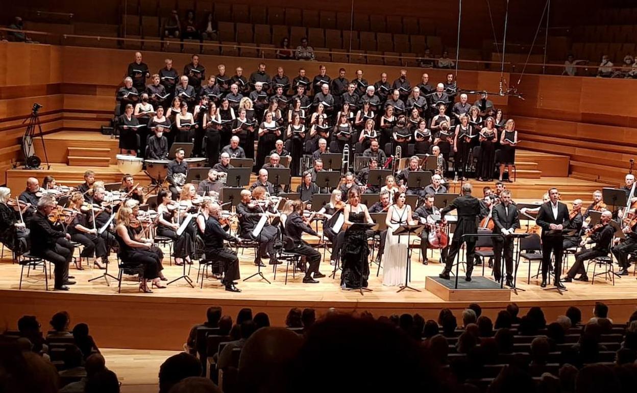 Último concierto de la Oscyl en el auditorio Miguel Delibes. 