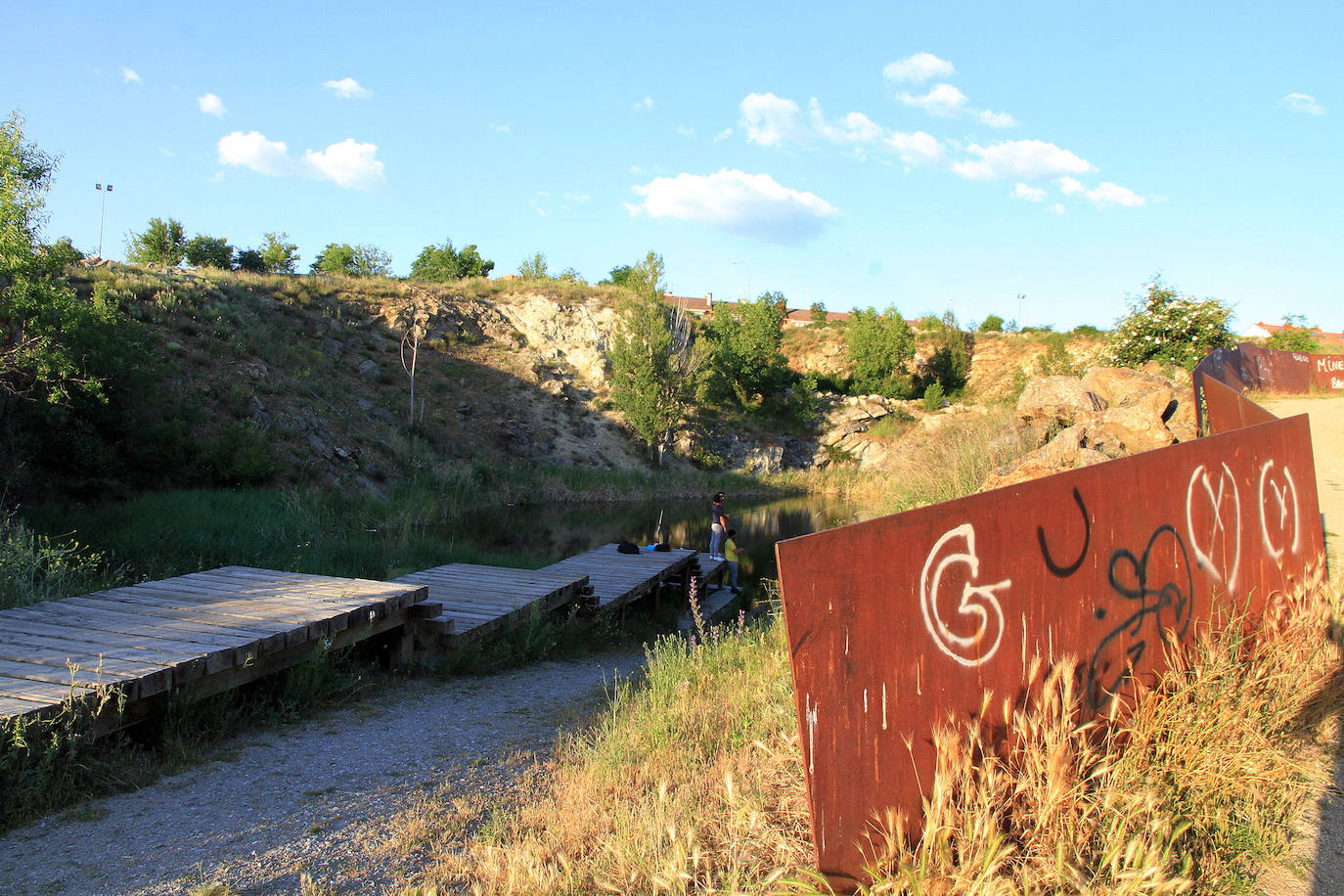 Lago Alonso, en el barrio de Nueva Segovia.