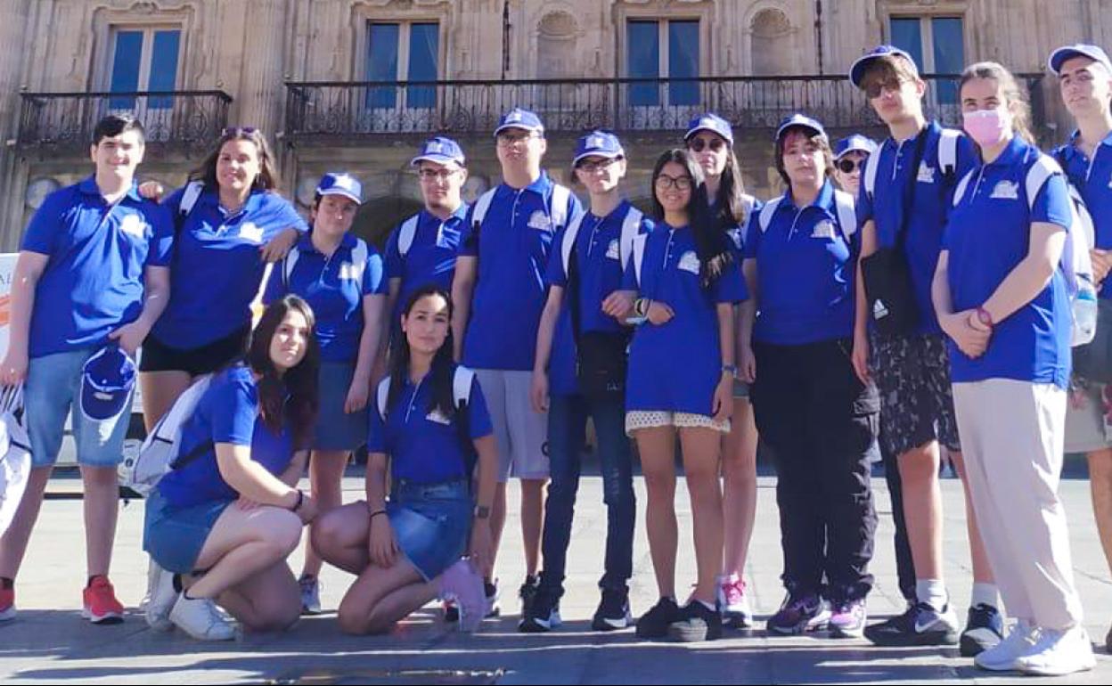 Un grupo de alumnos de de los campus inclusivos. 