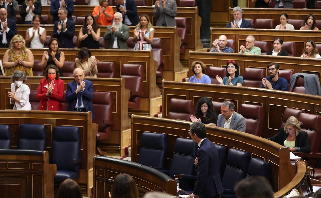 Aspecto del hemiciclo durante el reciente debate del Estado de la Nación.