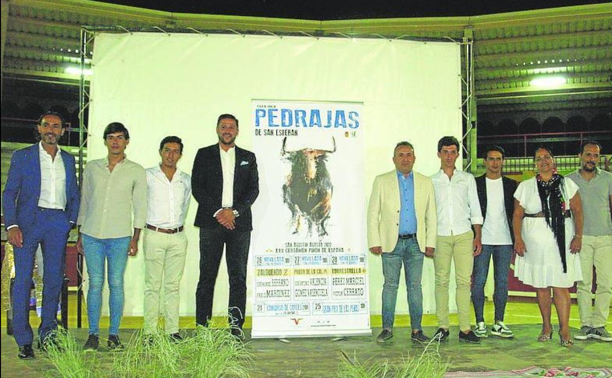 Presentación del cartel de la feria de Pedrajas. 