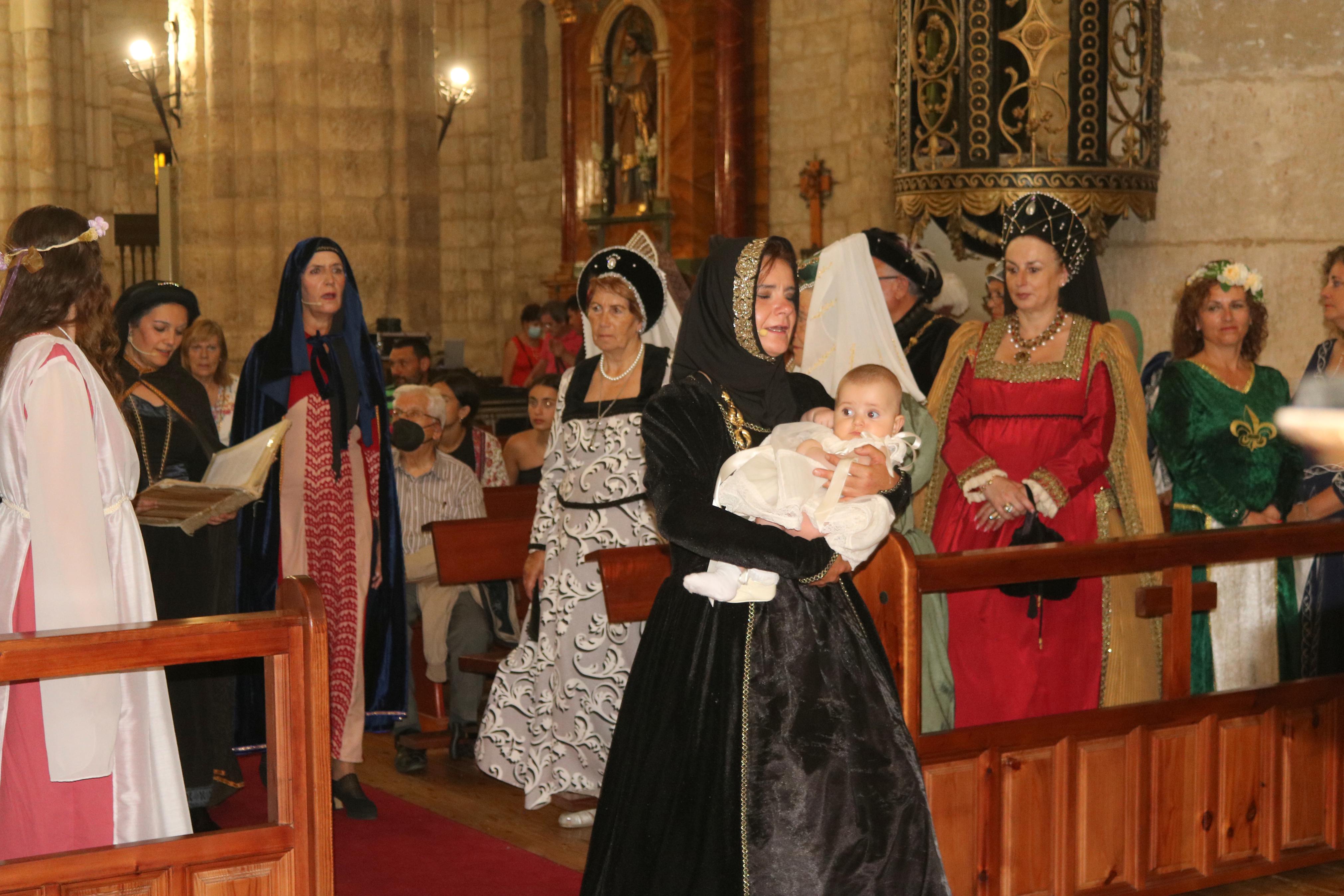 Torquemada recrea su historia con la representación del nacimiento de la infanta Catalina