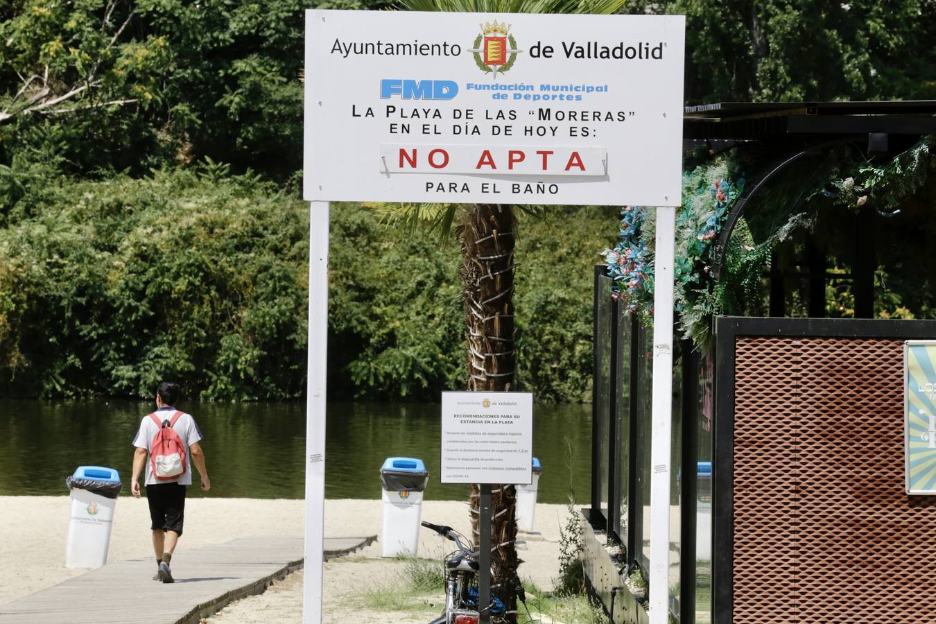 Fotos: El agua del Pisuerga en las Moreras, no apta para el baño