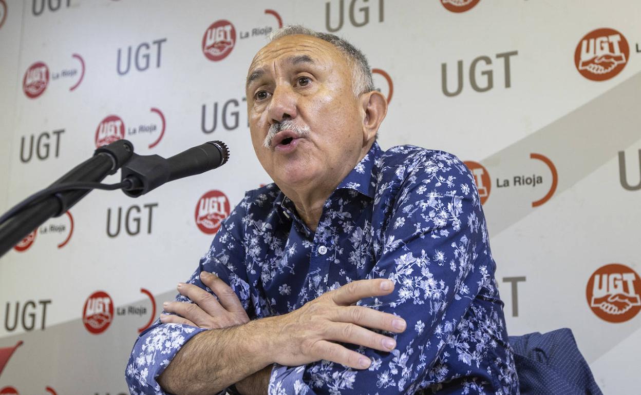 Pepe Álvarez, secretario general de UGT.