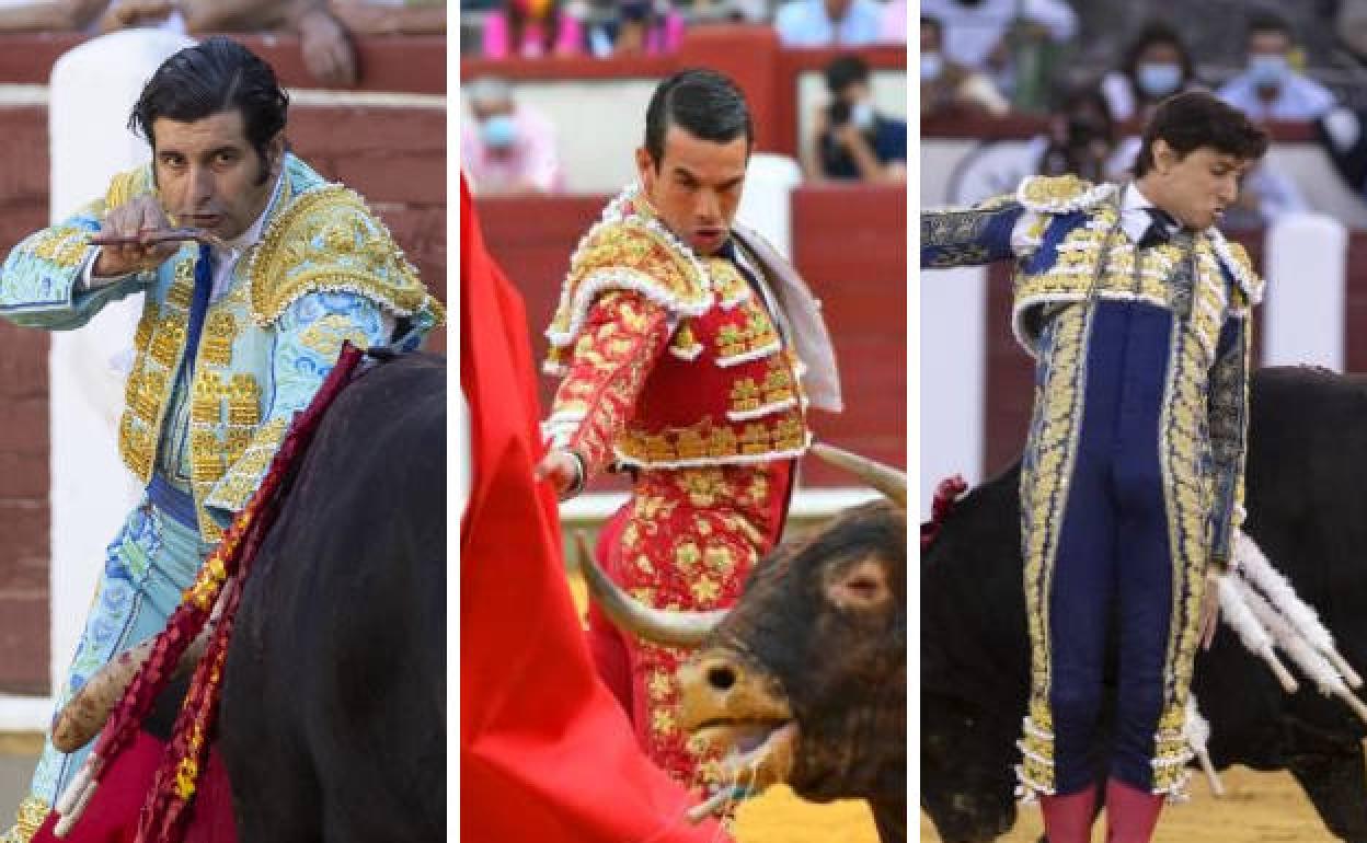 Morante, Manzanares y Roca Rey son tres de los diestros que participarán en la feria taurina de septiembre de Valladolid. 