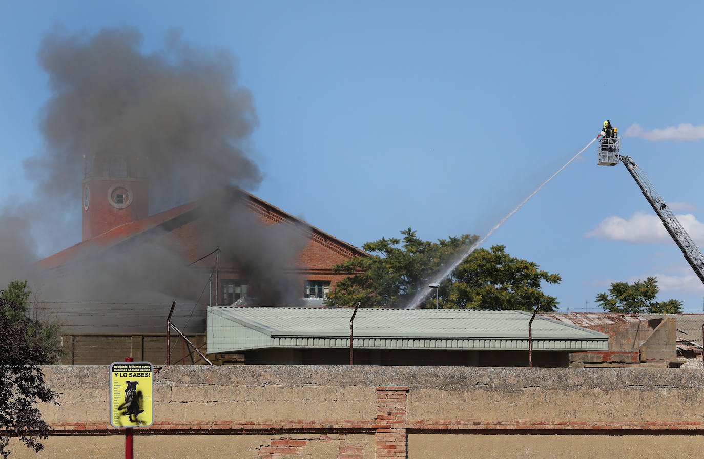 El fuego comenzó sobre las 16 horas de este jueves