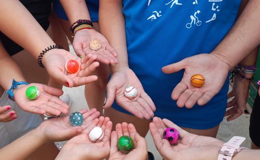 Actividad para niños en el Grijota Campus. 