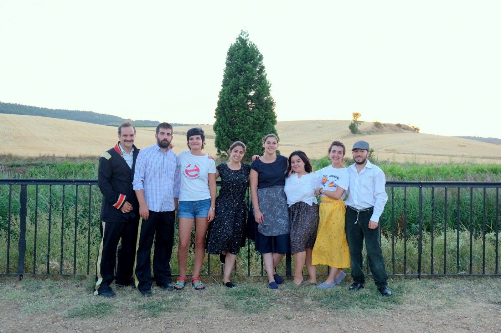 El Canal de Castilla fue el marco para la ruta teatralizada celebrada en Villamuriel de Cerrato