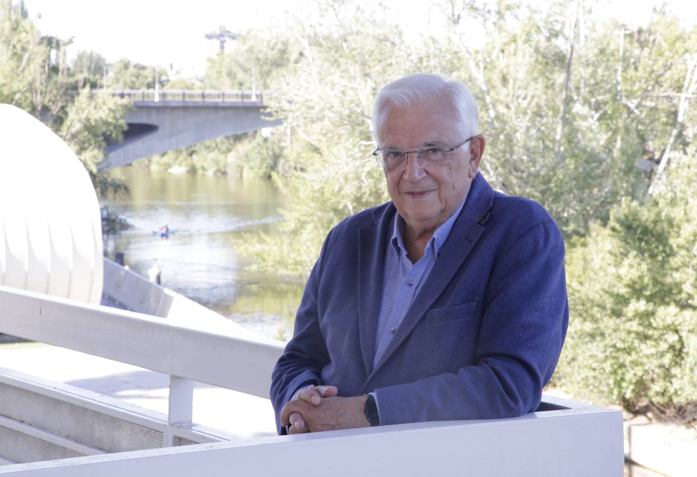 El exresponsable de Satélites de la Unión Europea, Fernando Davara, en Valladolid.