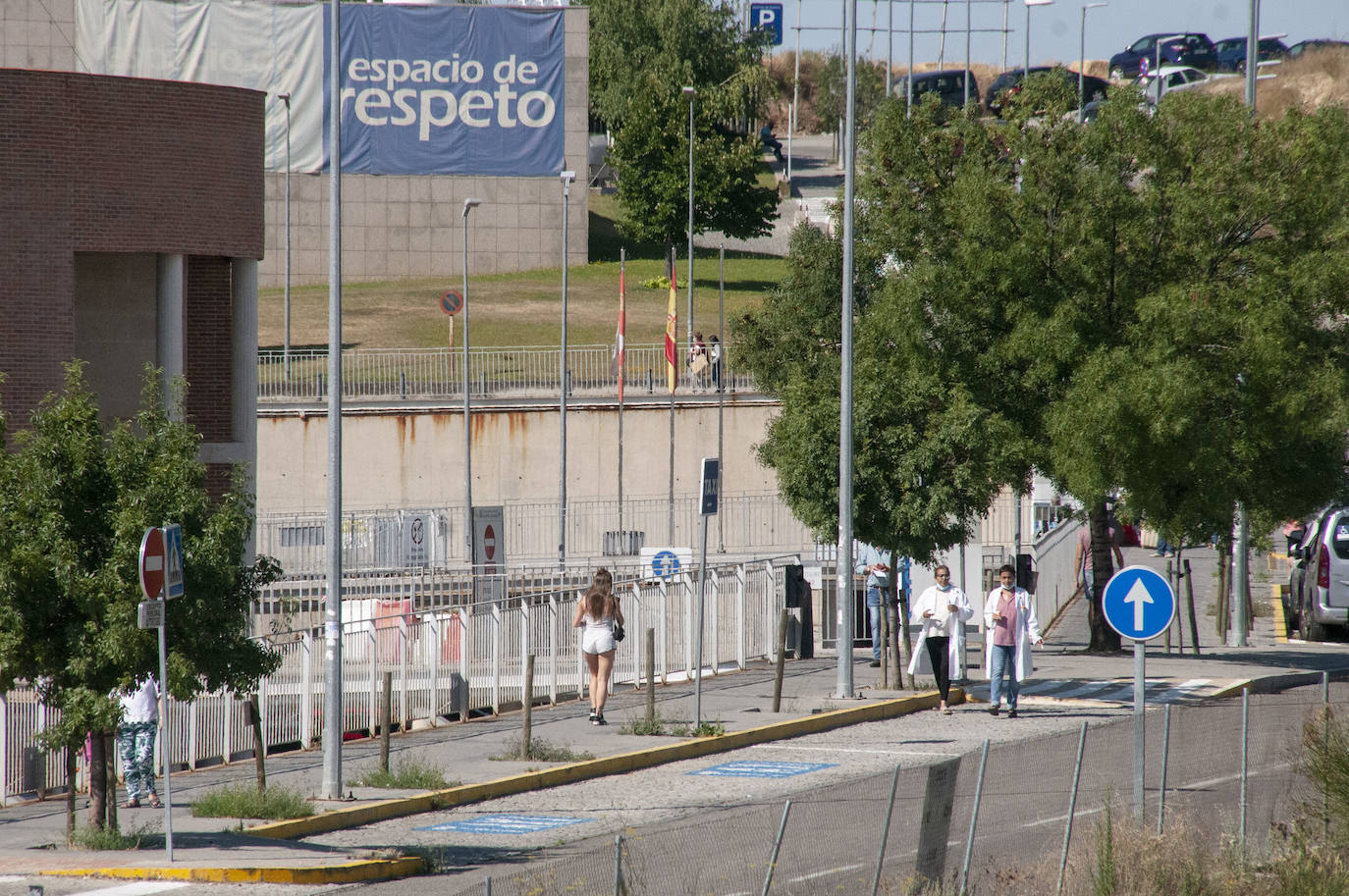 Accesos al Hospital General de Segovia.