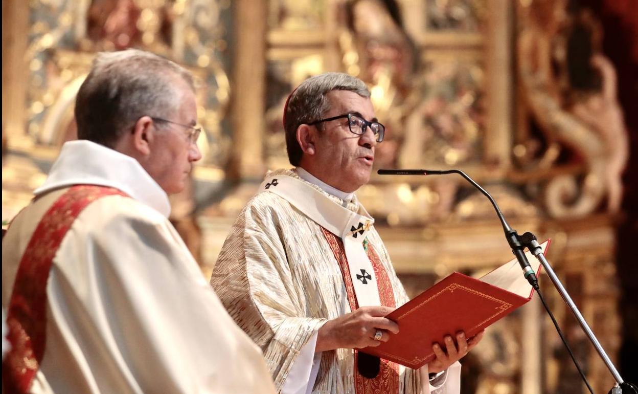 Acto de nombramiento de Luis Argüello como arzobispo de Valladolid. 