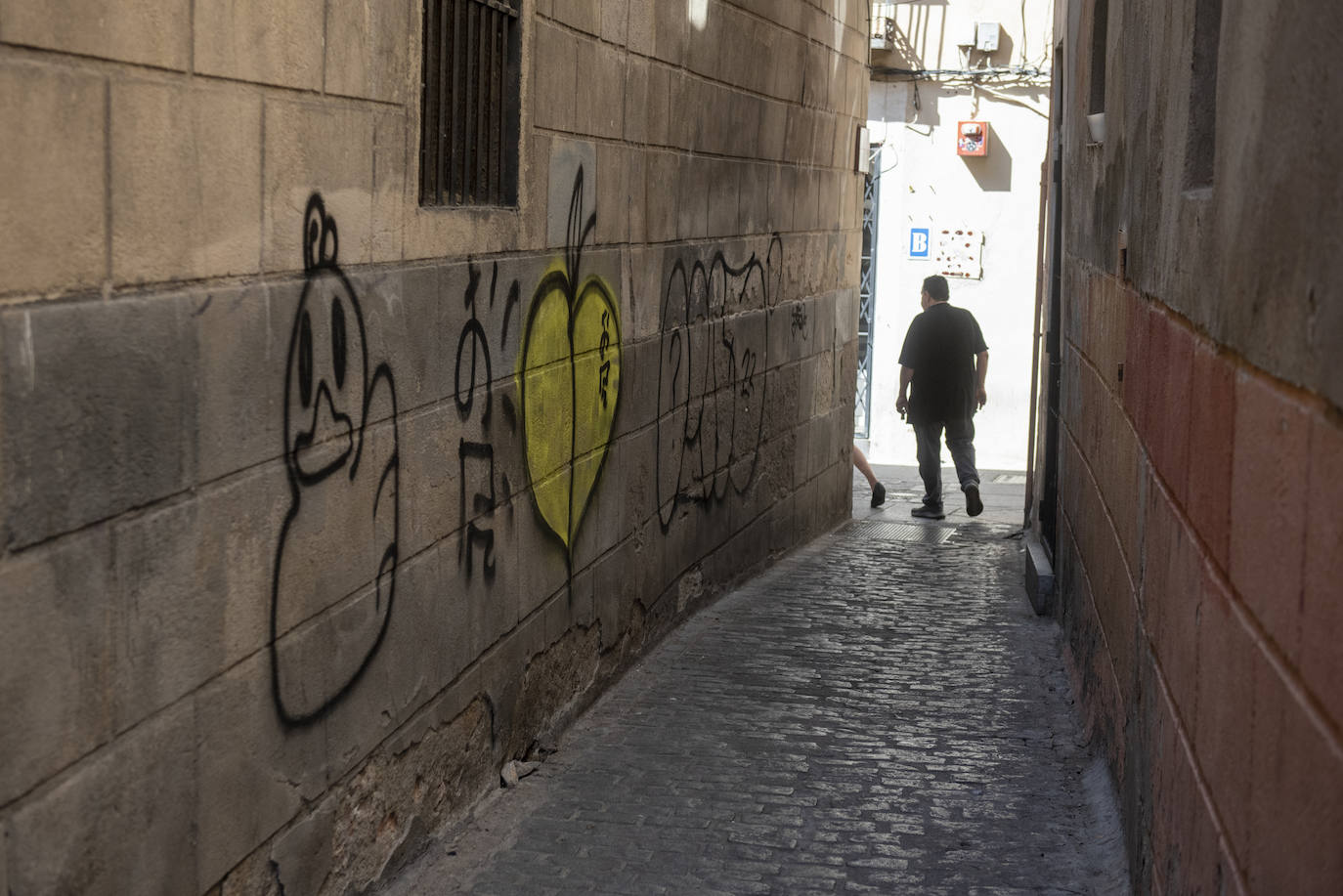 Pintadas en el centro de Segovia.