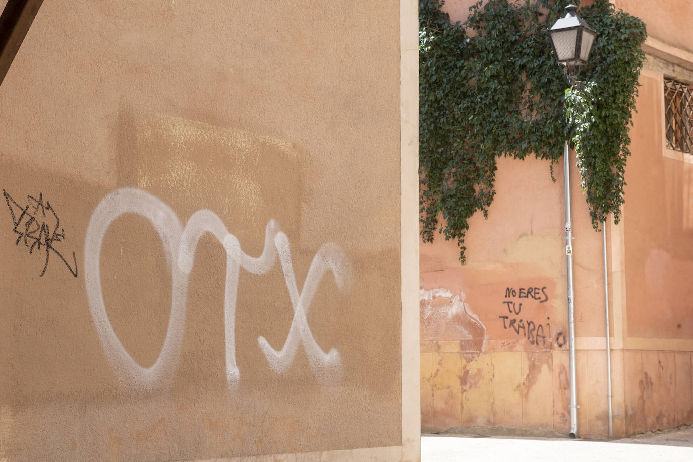 Pintadas en el centro de Segovia.