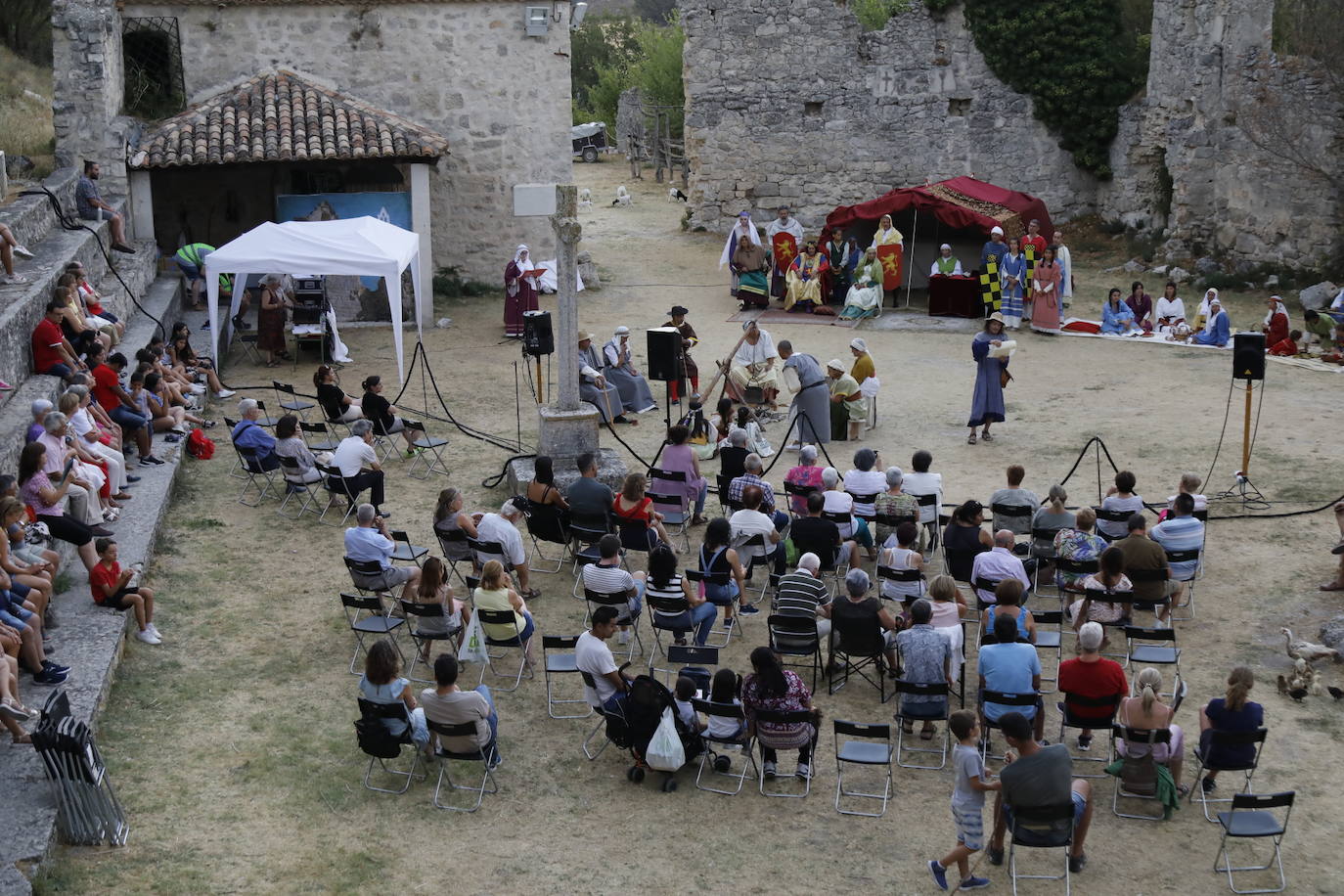 Recreación este domingo del origen del monasterio de la Armedilla.
