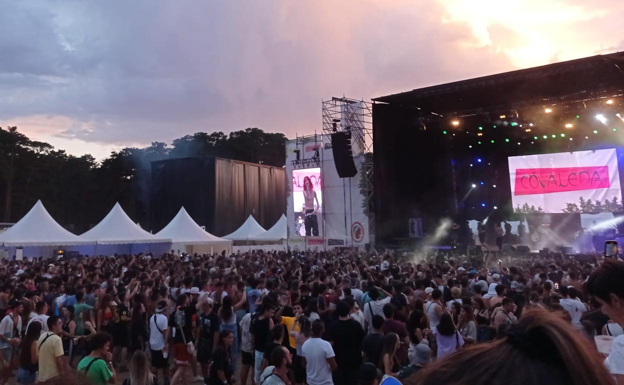 Imagen tomada durante la celebración del Covaleda Fest.