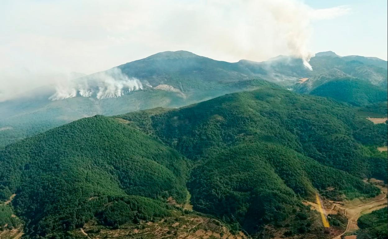 Incendio en Boca de Huérgano 