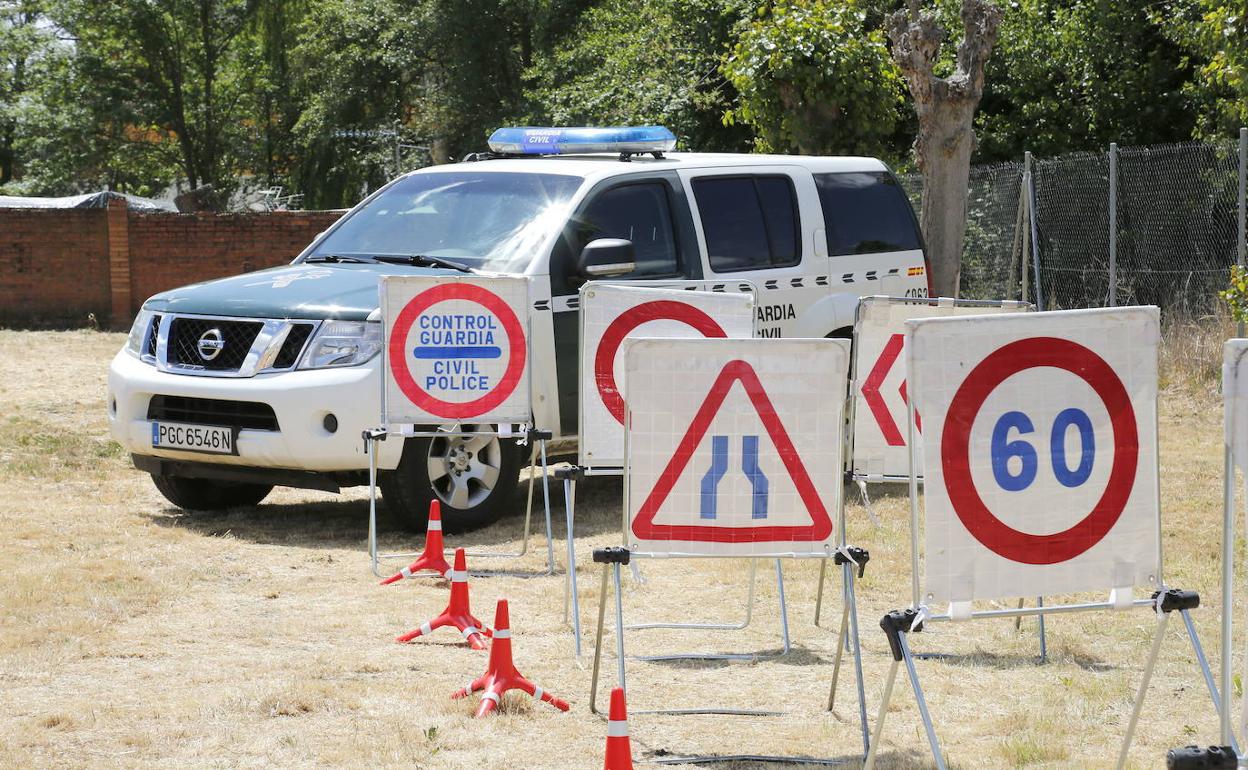 Control de la Guardia Civil.