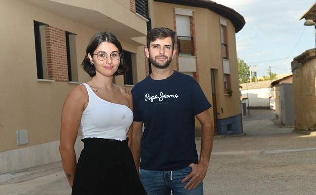 Sara García y Diego González, en Geria.