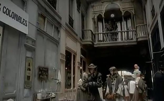 El pasaje Gutiérrez, en 'Memorias de Leticia Valle' 