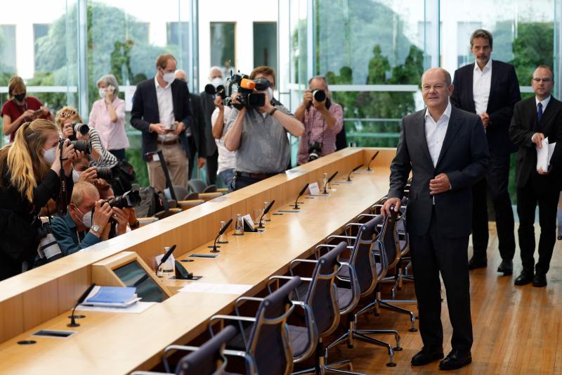 Olaf Scholz ha ofrecido la tradicional rueda de prensa del verano ante decenas de medios de comunicación