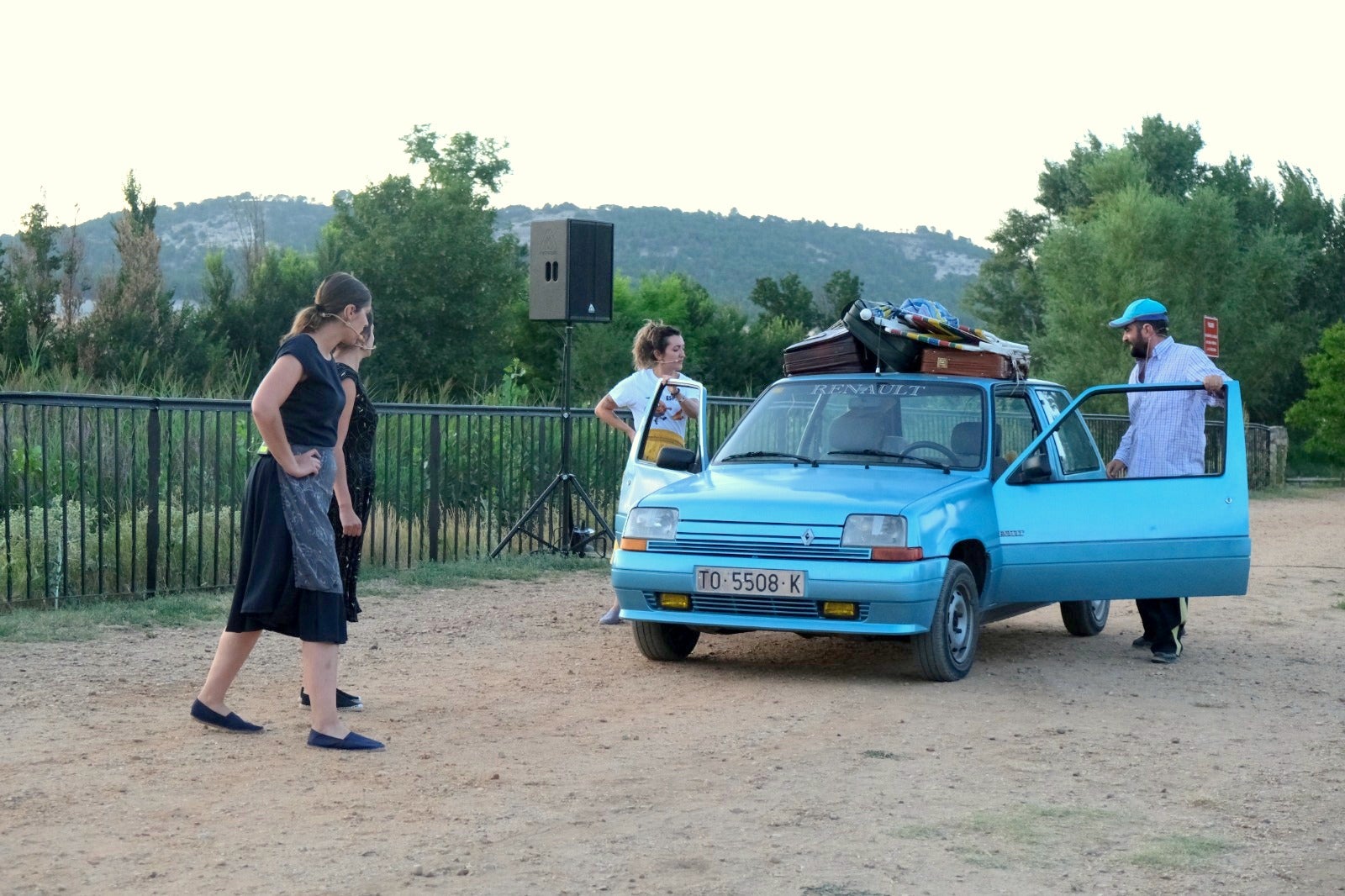 El Canal de Castilla fue el margo elegido para la ruta teatralizada en Villamuriel de Cerrato
