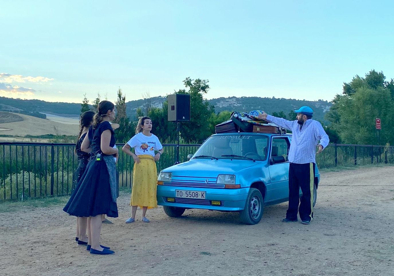 El Canal de Castilla fue el margo elegido para la ruta teatralizada en Villamuriel de Cerrato