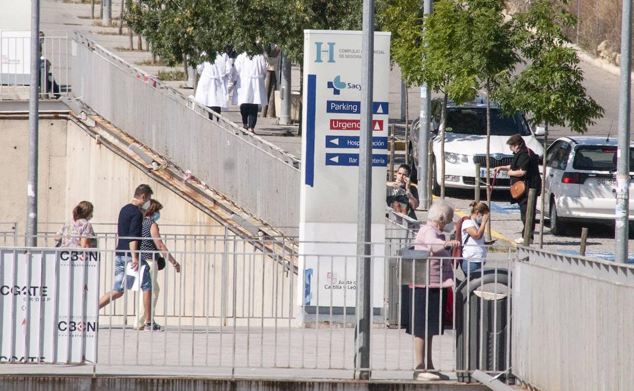 Accesos al Hospital General de Segovia.