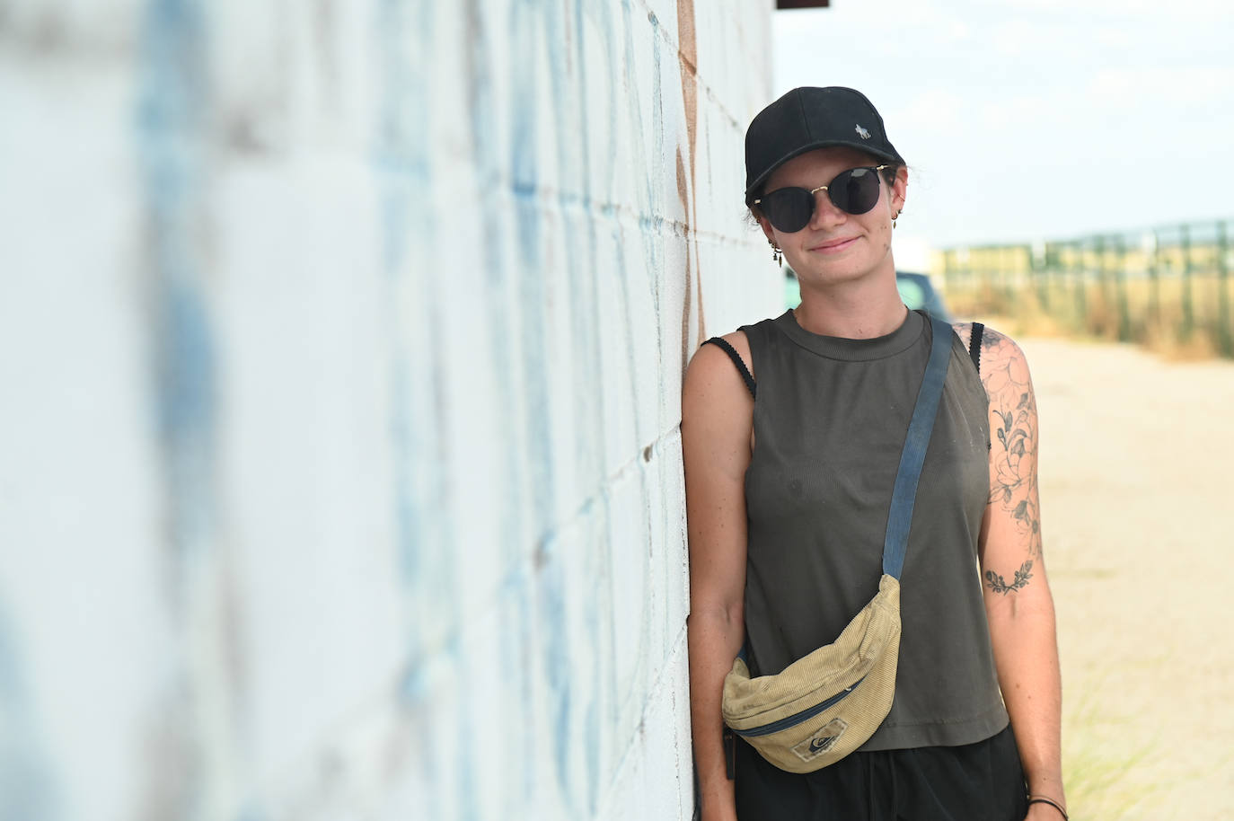 Emilia Kunz, joven alemana que está de voluntaria en la Protectora y Santuario Scooby. 