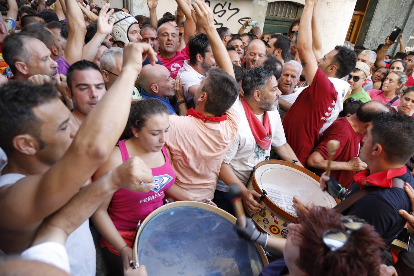 Fotos: Primer chúndara de las fiestas de Peñafiel después de dos años