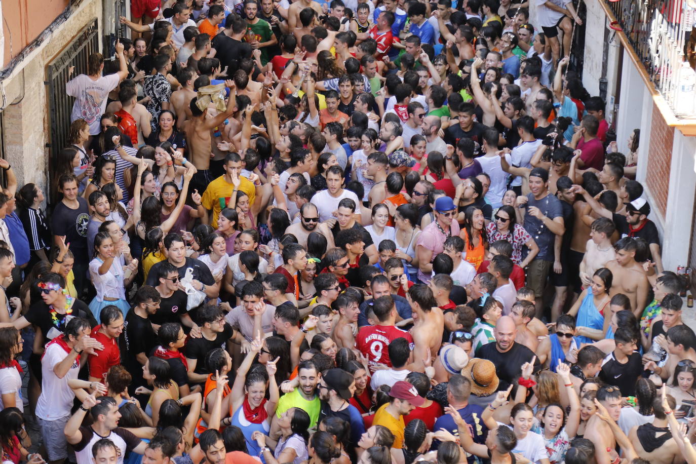 Fotos: Primer chúndara de las fiestas de Peñafiel después de dos años