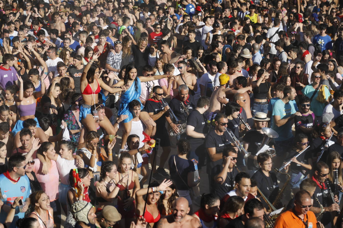 Fotos: Primer chúndara de las fiestas de Peñafiel después de dos años