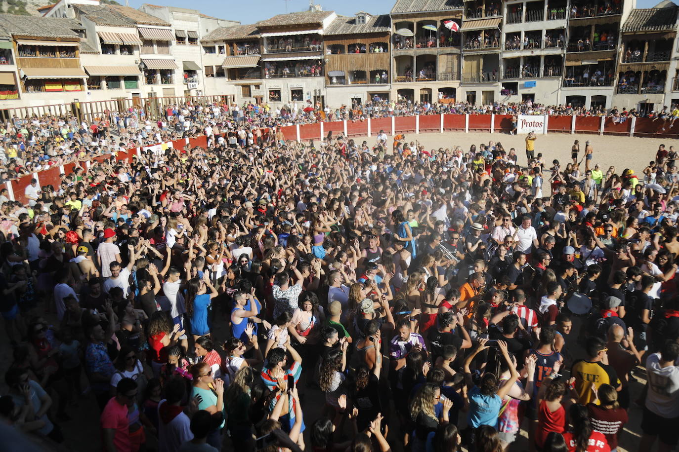 Fotos: Primer chúndara de las fiestas de Peñafiel después de dos años