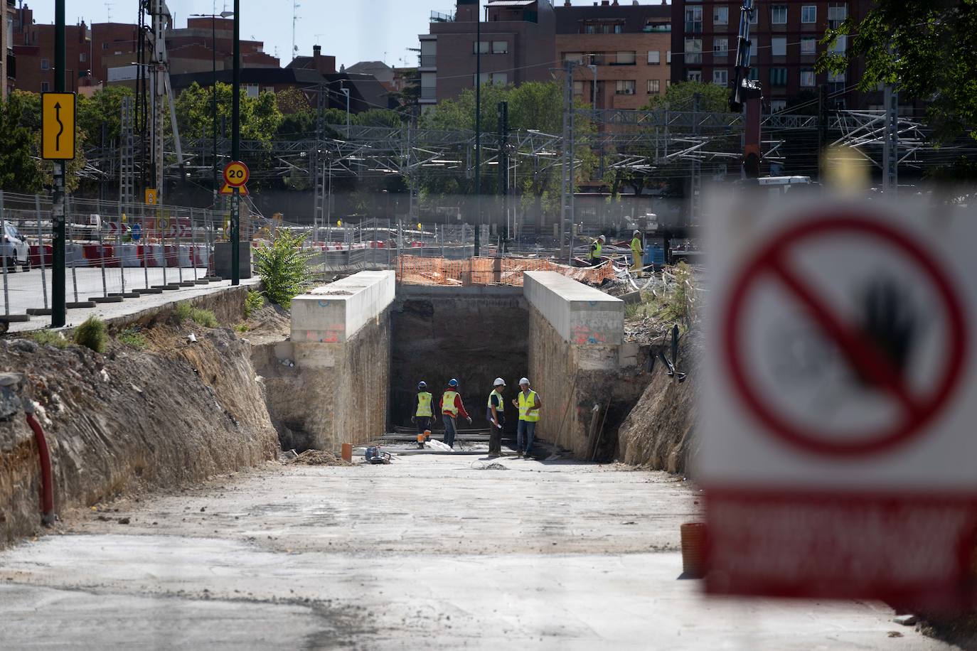 Fotos: Cinco meses para finalizar las obras en el túnel de Panaderos, Valladolid