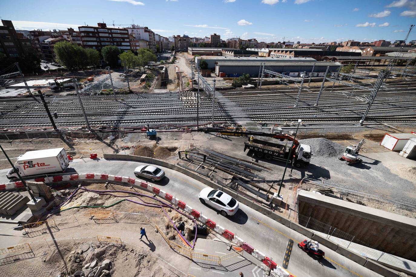 Fotos: Cinco meses para finalizar las obras en el túnel de Panaderos, Valladolid