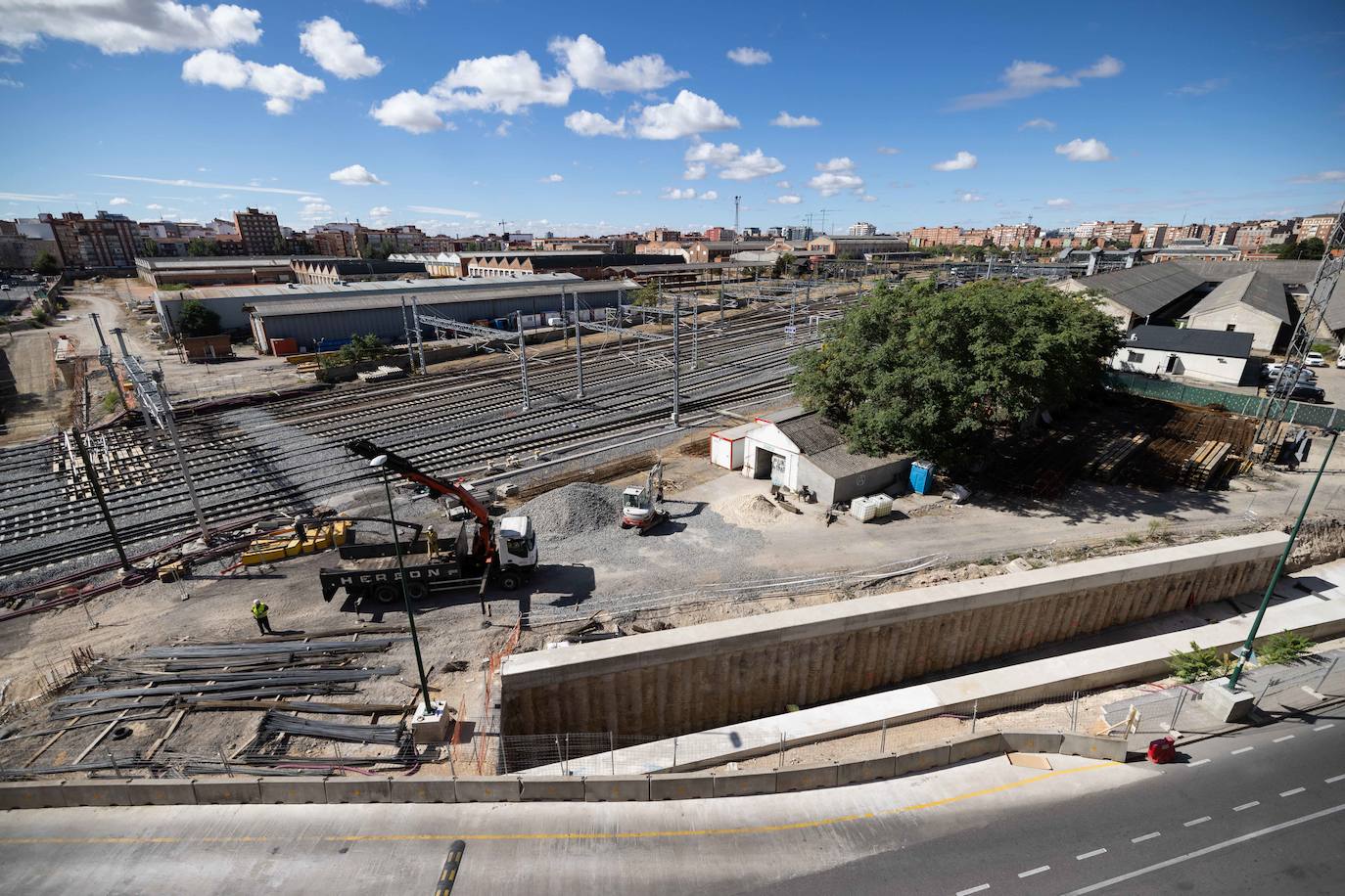 Fotos: Cinco meses para finalizar las obras en el túnel de Panaderos, Valladolid