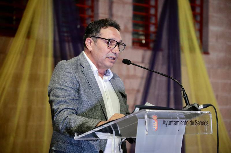 Pregón en Serrada a cargo de Eusebio Sacristán, este jueves.