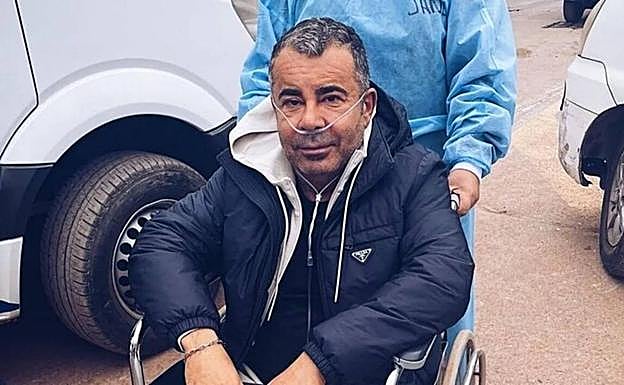 Imagen de Jorge Javier Vázquez en el momento de su ingreso en un hospital. 