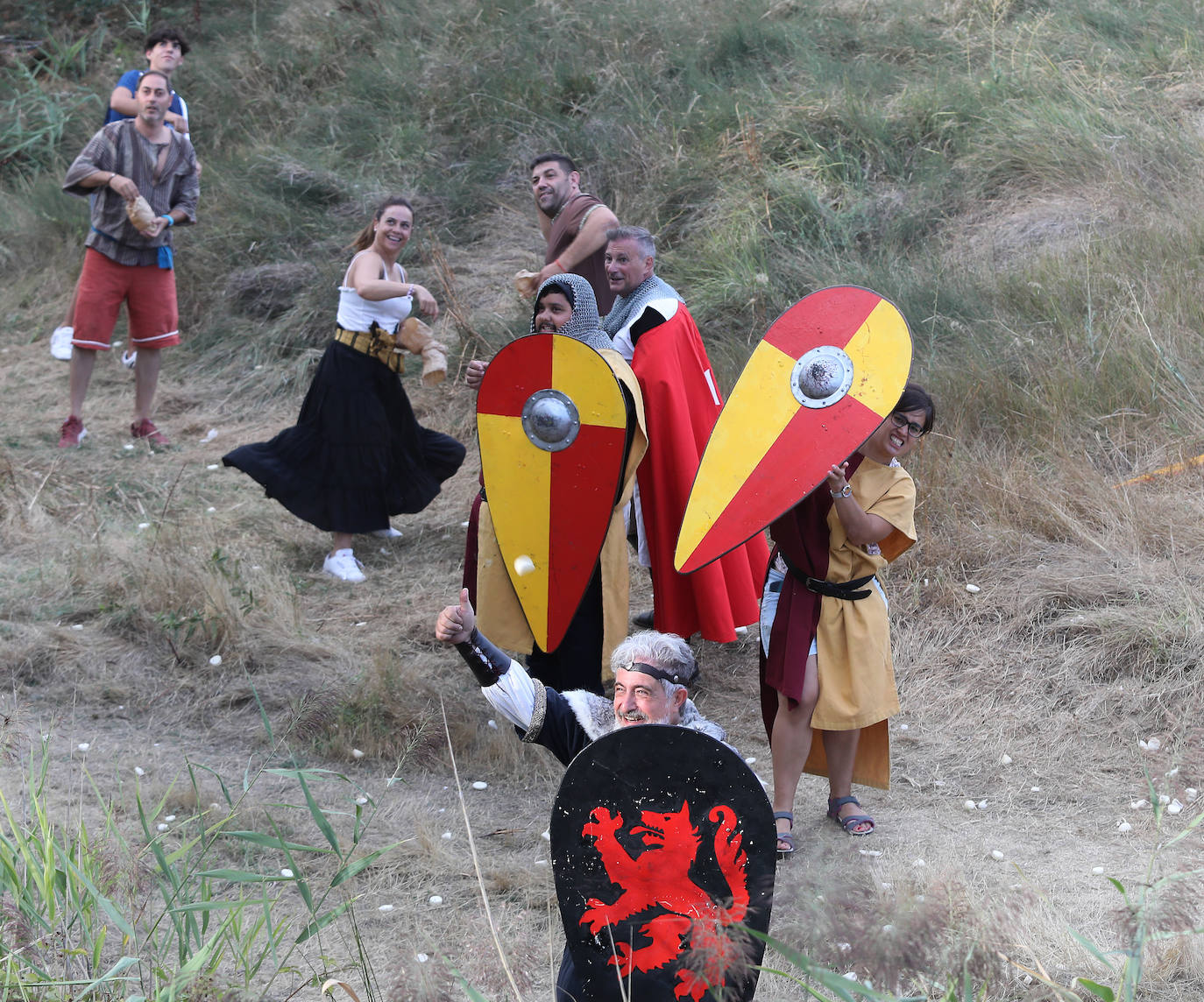 Fotos: Batalla nabal en Monzón de Campos